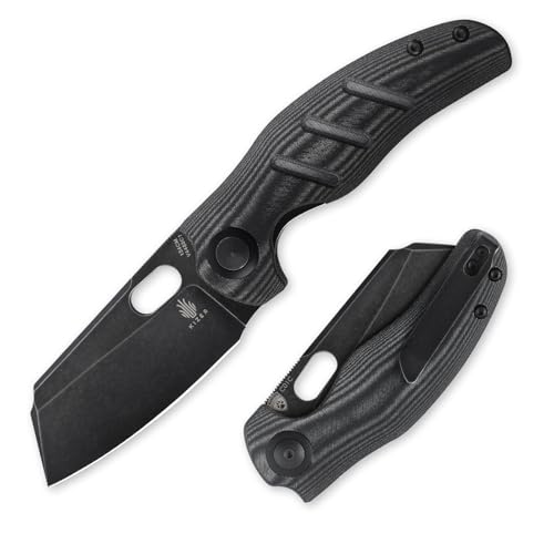 Kizer Sheepdog Pocket Knife 3.31" 154CM Blade Folding EDC Knife with Micarta Handle