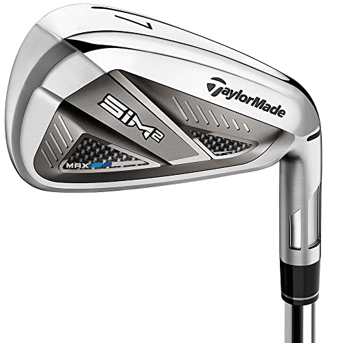 TaylorMade SIM2 Max Golf Clubs Men Right Steel 5-PW, AW Irons