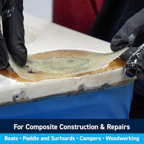 TotalBoat Marine Epoxy Resin Kit 5:1 Fast Cure 1 Quart for Fiberglass & Wood