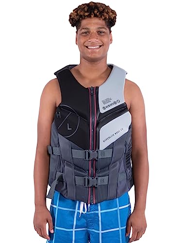 Men's Large Black Life Jacket - Coast Guard Approved Water Sports Buoyancy Aid
