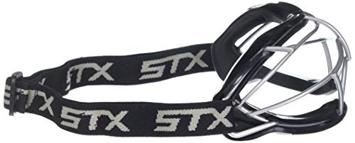 STX Lacrosse 4Sight+ S Goggles Black Adult Silicone Eye Mask for Women's Lacrosse