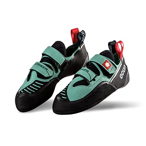 Ocun Striker QC Bouldering Shoe for Rock Climbing - Green Malachite, Women/Men