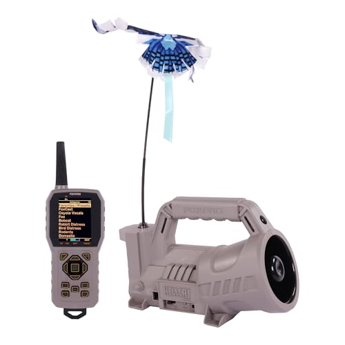 FOXPRO Hellcat PRO Predator Call with Remote & Decoy - Programmable Electronic Hunting Device