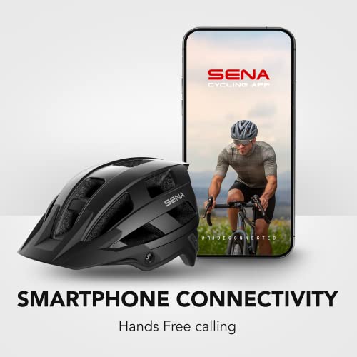 Sena M1 EVO Bluetooth Mesh Intercom Helmet - Matte Black, Large, MTB