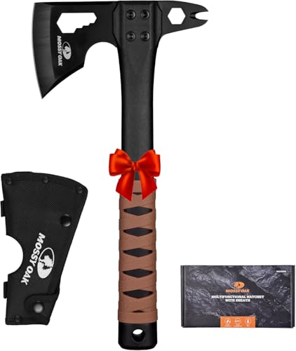 12-Inch Camping Axe and Survival Hatchet with Sheath, Multi-Function Outdoor Tool