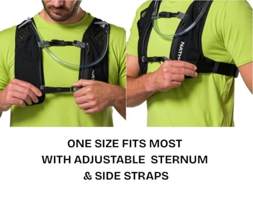 Nathan QuickStart Hydration Pack Vest 4L Storage & 1.5L Bladder for Running & Hiking