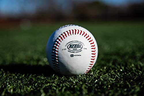 Rawlings NFHS Official High School Baseballs 12 Pack R100-H3 White