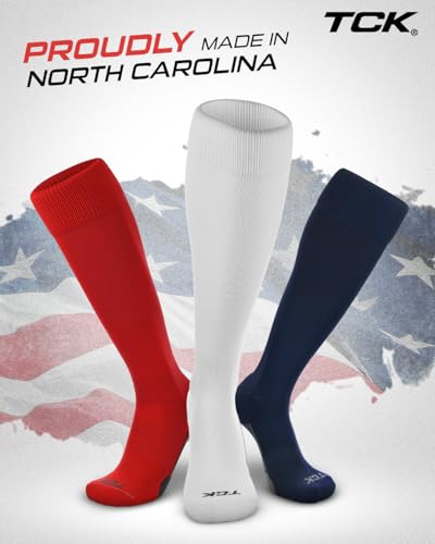Men's White Baseball & Softball Socks Medium - Dugout Solid Color Sports Socks for Youth & Adults