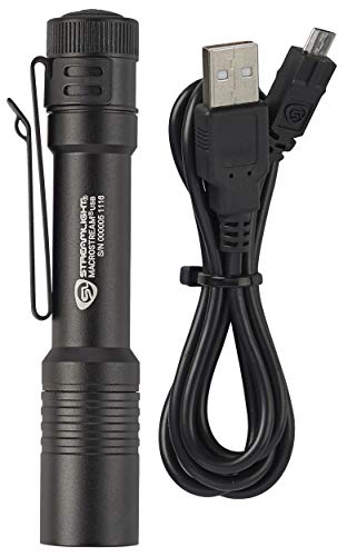 Streamlight MacroStream 500-Lumen Rechargeable LED Flashlight, Compact & Waterproof