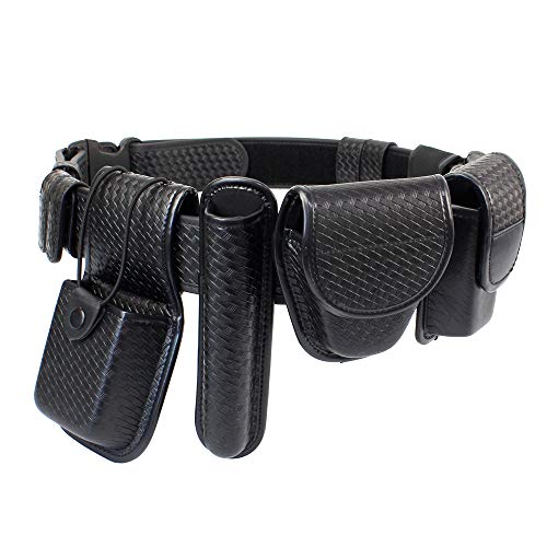 LytHarvest Medium 8-in-1 Police Duty Belt Kit with Pouches - Law Enforcement Utility Belt