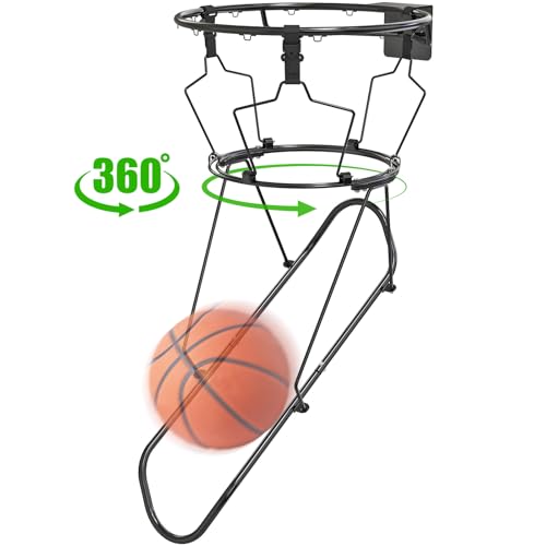 Black 360° Swivel Basketball Return Attachment with 3 Buckles - Basketball Rebounder