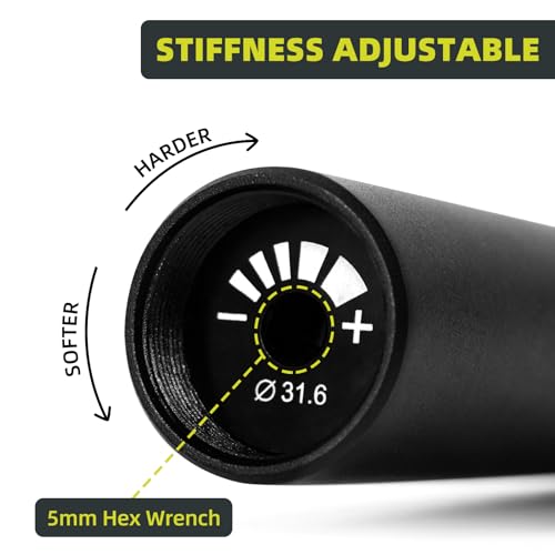 Suspension Seatpost 4-Links Structure with Micro Adjustment for Road Gravel MTB & E-Bikes 28.6mm - Soulvion