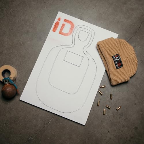 ID TQ-20 Self-Healing Rubber Shooting Target - Reusable, Weatherproof, Rated for All Calibers Up to .50 BMG