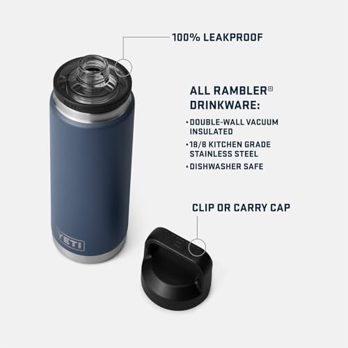 YETI Rambler 26 oz Vacuum Insulated Bottle with Chug Cap - King Crab