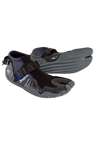 O'Neill Superfreak 2mm Tropical Split Toe Neoprene Water Boot - Black, Size 11