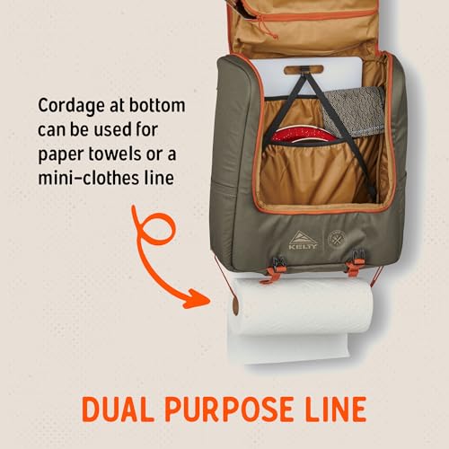 Kelty Camp Galley Deluxe Outdoor Kitchen Organization Kit with Deep Pockets & Paper Towel Holder