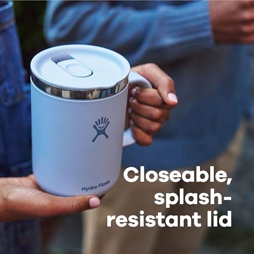 Hydro Flask 12 Oz Insulated Travel Mug - Agave Green, Leak-Resistant
