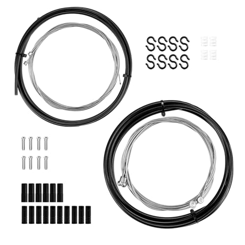 Bike Cable Kit for Brake and Shift Replacement - Universal Compatibility