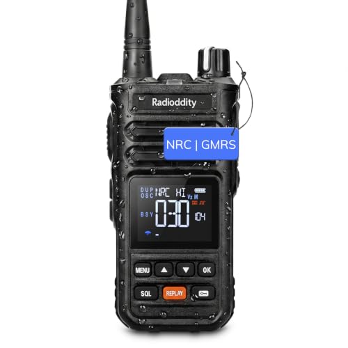 Radioddity X1 Pro GMRS Handheld Radio 1-Pack Waterproof IP67, Removable Battery