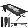 WEIDIORME Portable Camping Cot for Adults Black - Foldable Outdoor Bed
