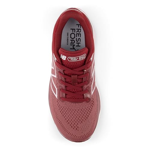 New Balance Women's Fresh Foam 860 V14 Running Shoes - Washed Burgundy / Pink Granite / Monarch Burgundy, Size 6.5
