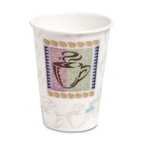 Insulated Hot Paper Cups 500 Count | Keeps Drinks Hot & Fingers Cool