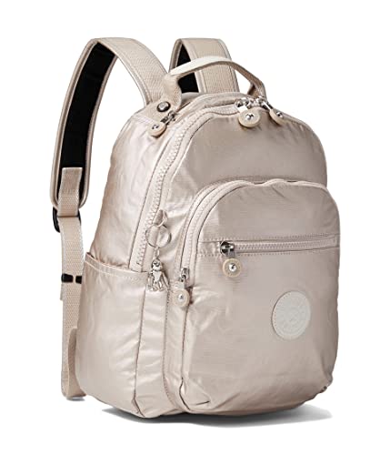 Kipling Women's Seoul Small Tablet Backpack - Metallic Glow, Durable, Padded Straps