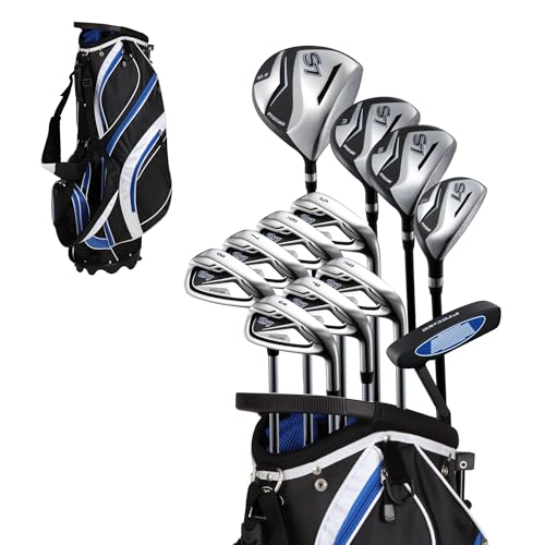 Precise S7 Men's Golf Club Set Blue - Complete 18-Piece Right-Hand Pack