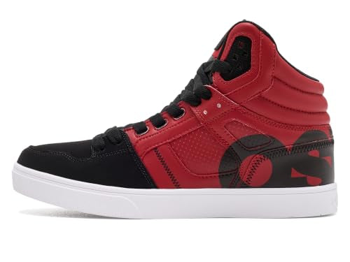 Osiris Mens Clone Skate Shoes 14 Red/Black/Font - Trendy and Durable Footwear