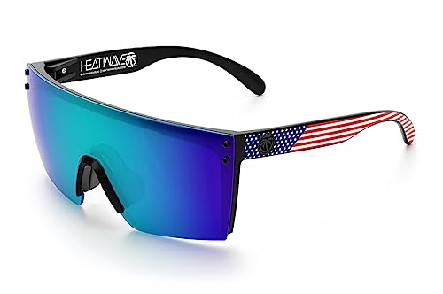 Heat Wave Visual Lazer Face Z87 Sunglasses - USA Stars and Stripes / Galaxy Blue