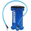 2L Hydration Bladder with Insulated Tube - Navy Blue Leak-Proof Water Reservoir for Hiking & Cycling