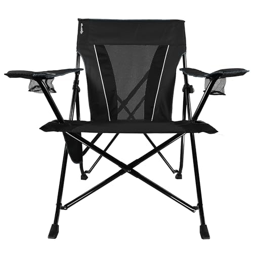 Kijaro Dual Lock XXL Camping & Sports Chair - Vik Black