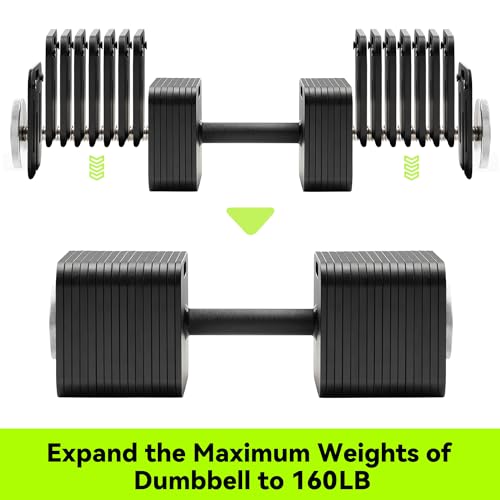 Eisenlink Longer Dumbbell Screws for Adjustable Square Weights up to 160lbs