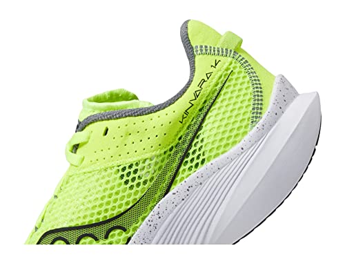 Saucony Women's Kinvara 14 Running Shoes - Citron Black, Lightweight Cushioning