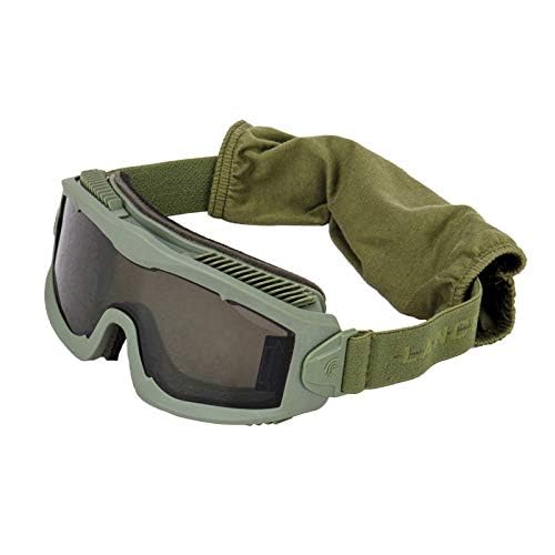 Lancer Tactical AERO 3mm Thick Lens Eye Protection Safety Goggle ANSI Z87 1 Rated Industry Standard w/Anti-Scratch Shield