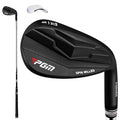 Right Hand Black PGM 72° Golf Wedge CNC Milled Face High Bounce Bunker Wedge