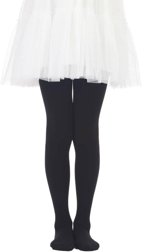 Paralinda Girls Semi-Opaque Tights - 50 Den Soft Comfort for Everyday Wear