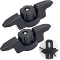 Kayak Track Mount Anchor Cleat 2 Pack - Rope Cleats for Kayak Rail Mount Accessories