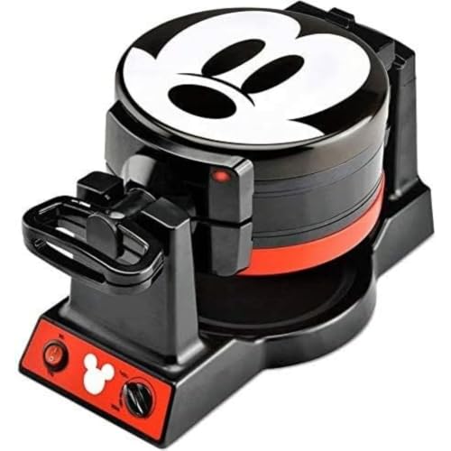 Disney Mickey Mouse Double Flip Waffle Maker - Select Brands, Black or Red