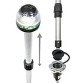 Adjustable 34-60 Inch White Anchor LED Marine Boat Navigation Light - USCG Approved