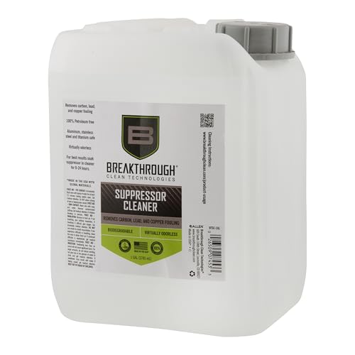 B Breakthrough Clean Technologies Suppressor Cleaner 128 Fl Oz - Heavy Carbon & Lead Deposits Remover
