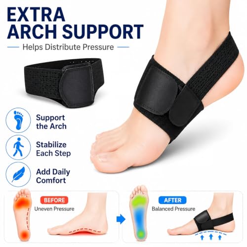 Bunion Corrector Kit with Toe Separator Arch Support Hot Cold Gel Pad - Variation 2