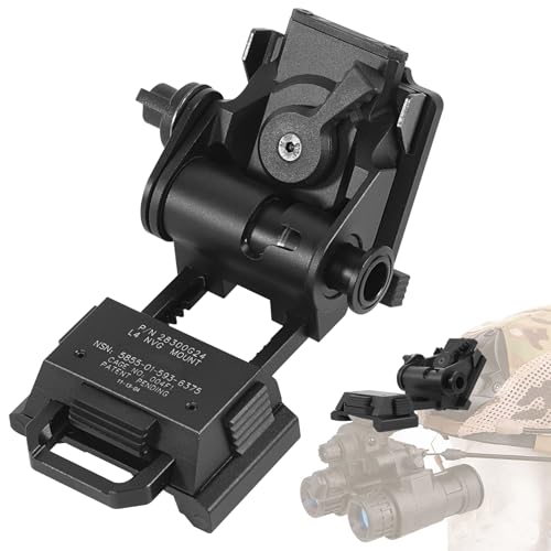 Gexmil Black CNC PVS-15/18 Night Vision Goggles Helmet Mount for L4 G24 NVG