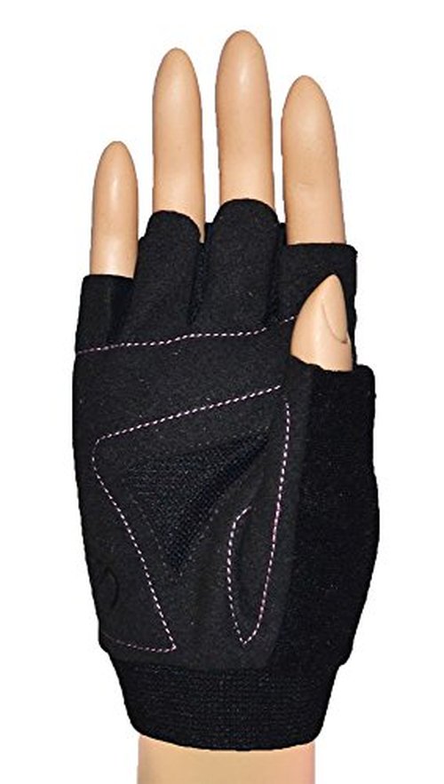 Zero Friction Women's Fitness Pull On Gloves, One Size, Pink