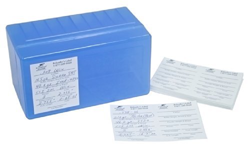 Frankford Arsenal Adhesive Shotgun Pistol and Rifle Reloader's Labels for Ammo Boxes and Storage Bins - 100 Pack white