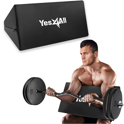 Preacher Curl Pad for Arm and Bicep Workouts - Space-Saving Design