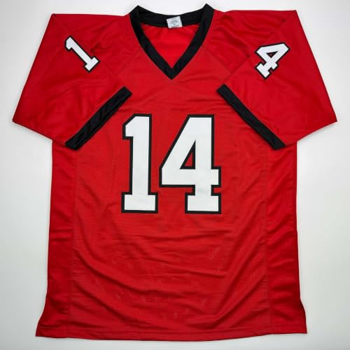 Gunner Stockton Georgia Autographed College Football Jersey Men's XL Reprint