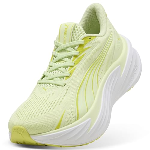 PUMA Maxima Pro Lace-Up Sneakers for Women Off White 8.5 Lux Lime-Puma White- Spritz