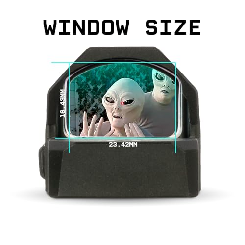 Monstrum Nitro+ RMR Pistol V3 Ridged Hood, 3 MOA, Shake Awake