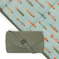 Little Unicorn Minnow Pond 5'x7' Outdoor Family Picnic & Beach Blanket, Water-Resistant & Compact